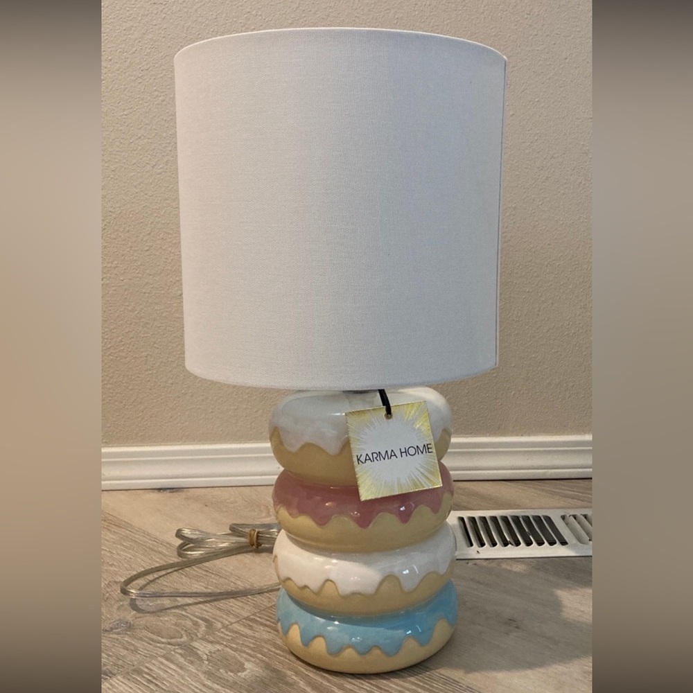 Karma Home New Viral TikTok Pastel Donut Lamp New